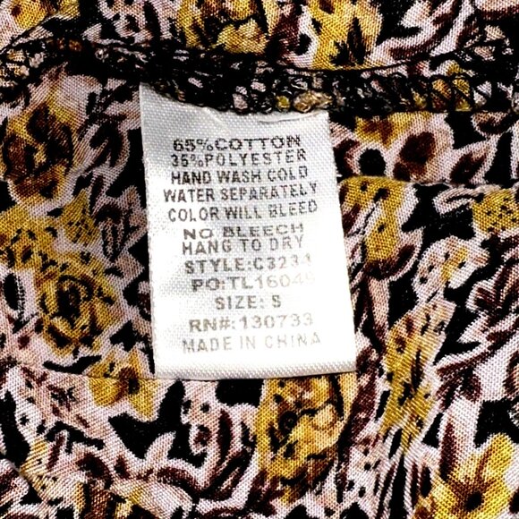 Umgee Boho Chic Lace Floral Sleeveless Dress Size S Keyhole Back Festival Ready - Picture 7 of 7